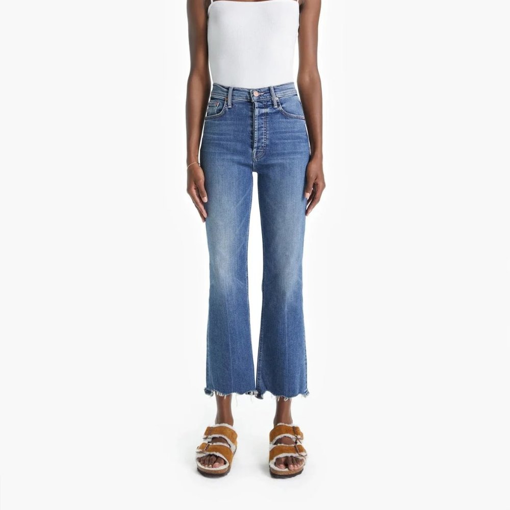 Mother Denim The Tripper in Walking on Coals